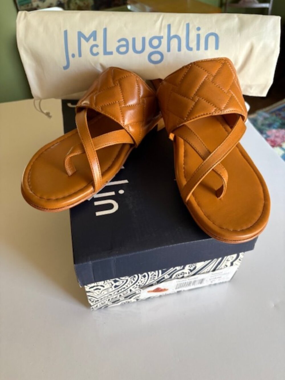 NWT J. McLaughlin Ondra leather sandal